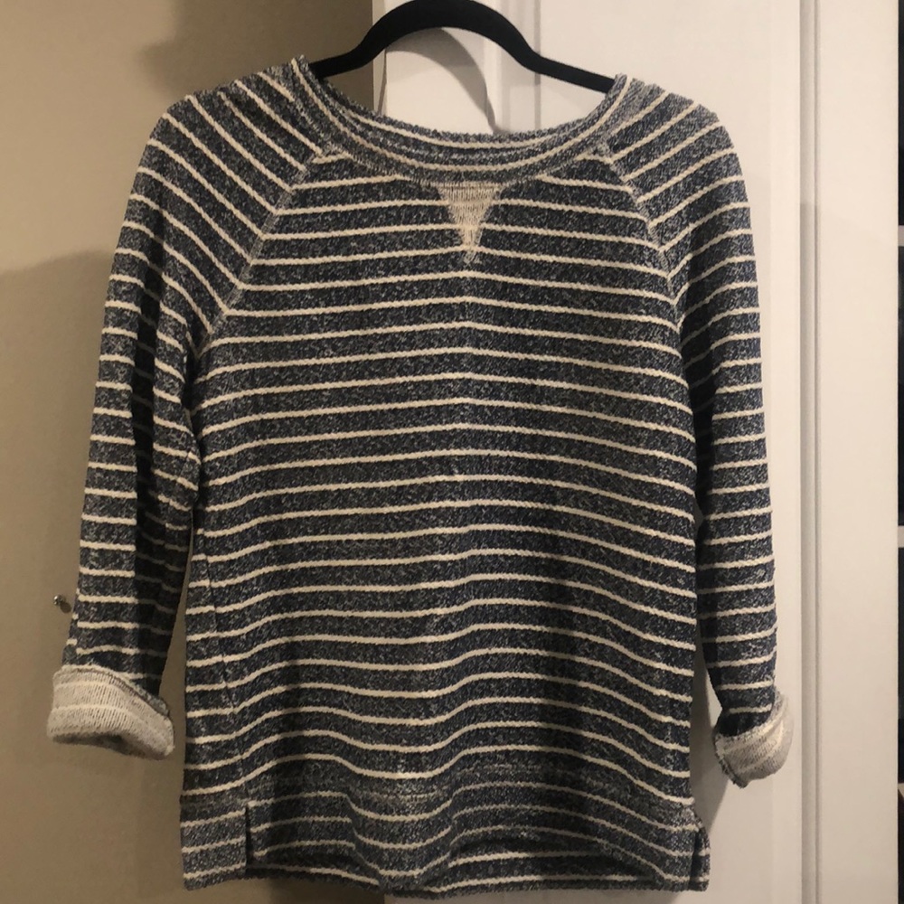 Lou & Grey - Navy Oversized Sweater/sweatshirt